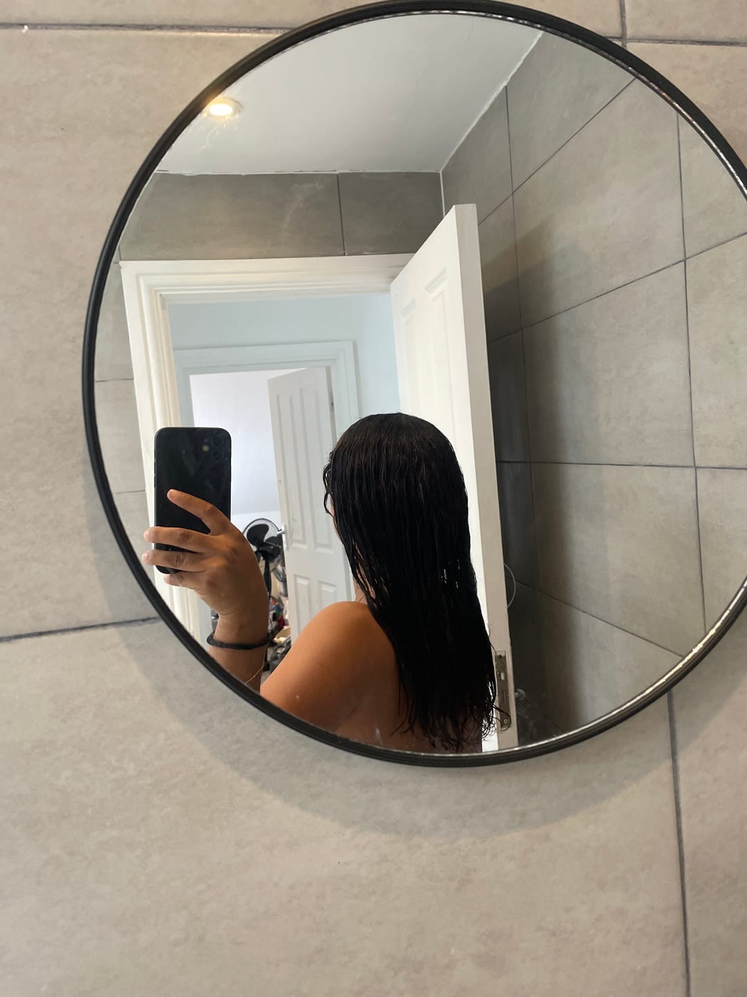 Customer photo review of 100% Natural Hair Growth / Thickening Oil