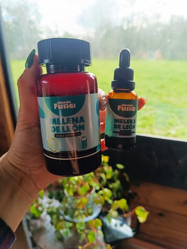 Customer photo review of Pack Cápsulas y Gotas Melena de León