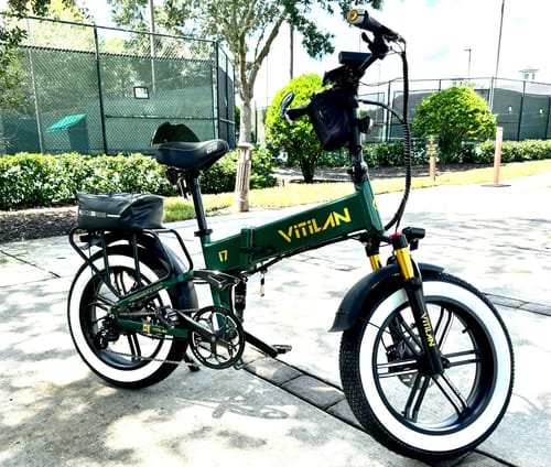 Customer photo review of 20x4.0 Inch Fat Bike Tires Folding Replacement Electric Bicycle Tires