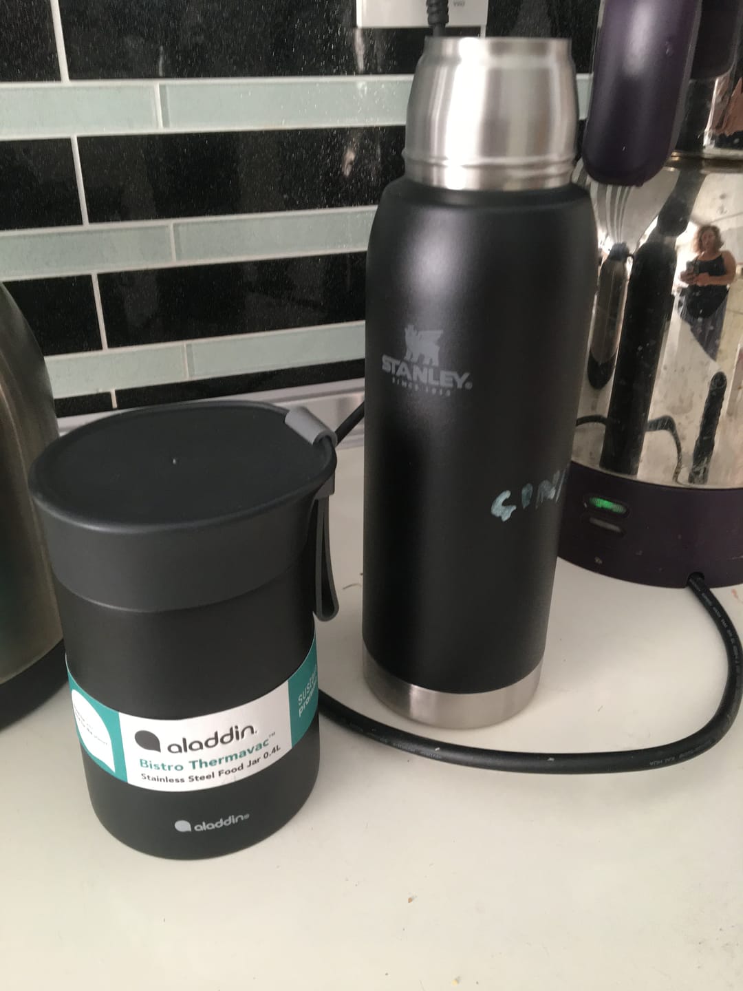 Customer photo review of Stanley Adventure To-Go Bottle Siyah 0.75 L