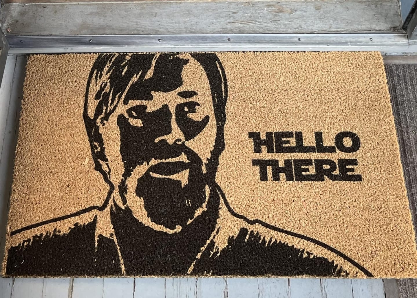Customer photo review of Fully Personalized Entryway Doormat with Font Options