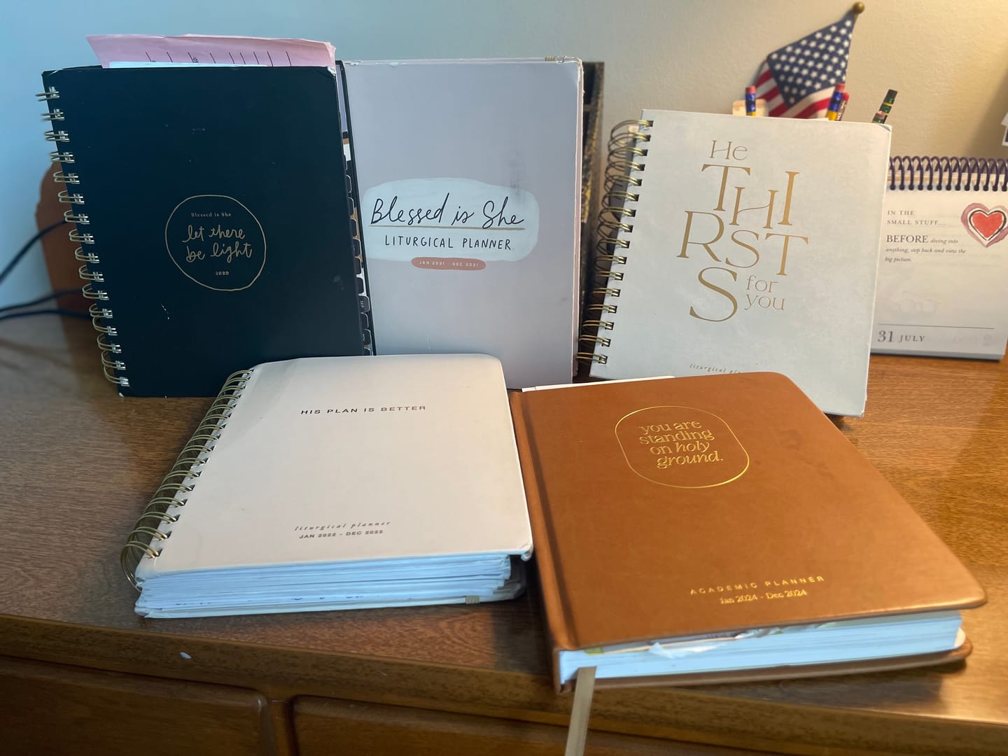 Customer photo review of 2025 Calendar Year Catholic Liturgical Planner // Mini Layout (*PRE-ORDER*)
