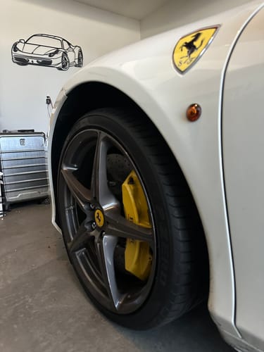 Customer photo review of 458 Italia Perspective Metal Car Wall Art - NC0437