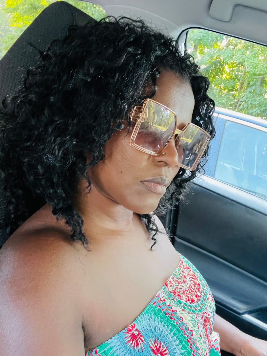 Customer photo review of Sensationnel Instant Weave Drawstring Half Wig - IWD 14