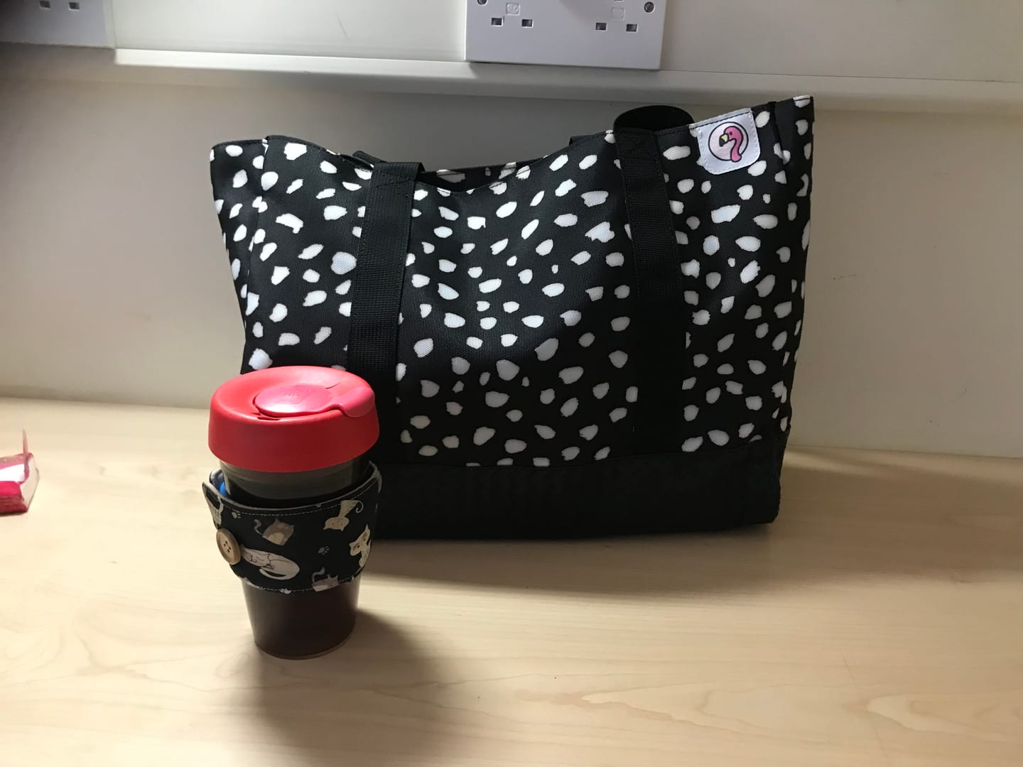 Customer photo review of Dalmatian Tote Bag