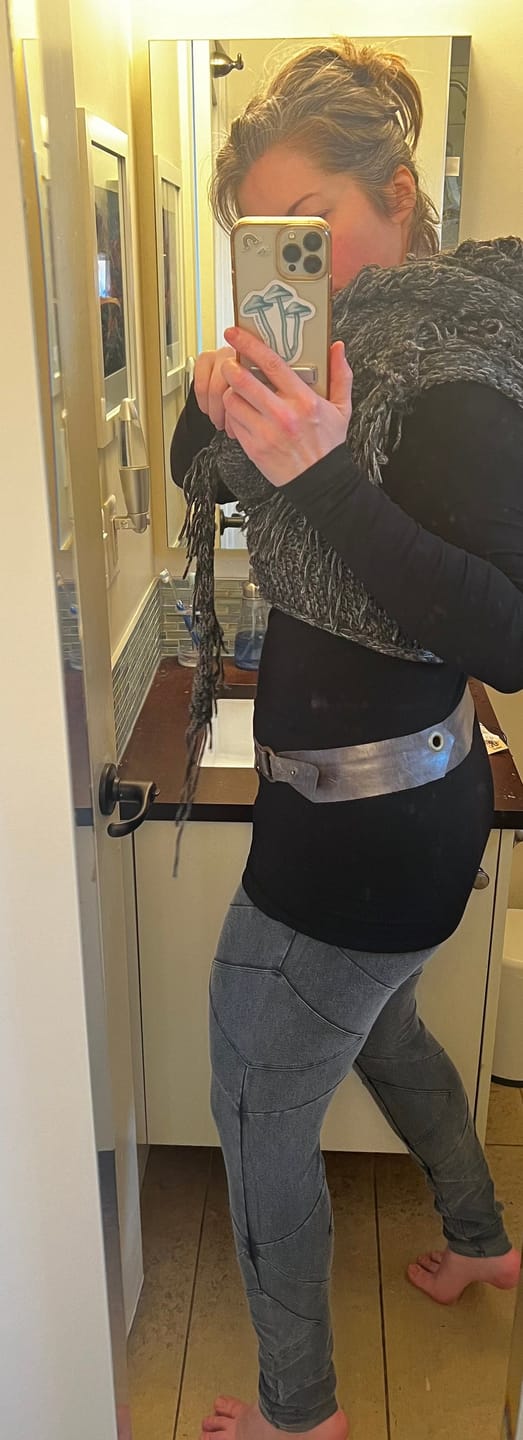 Customer photo review of NYEPI Leggings - [Stonewash]