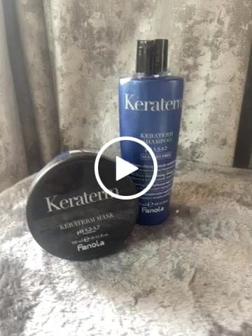 Customer video review of Fanola Keraterm Shampoo - 300ml | Chemical & Heat Treated Hair