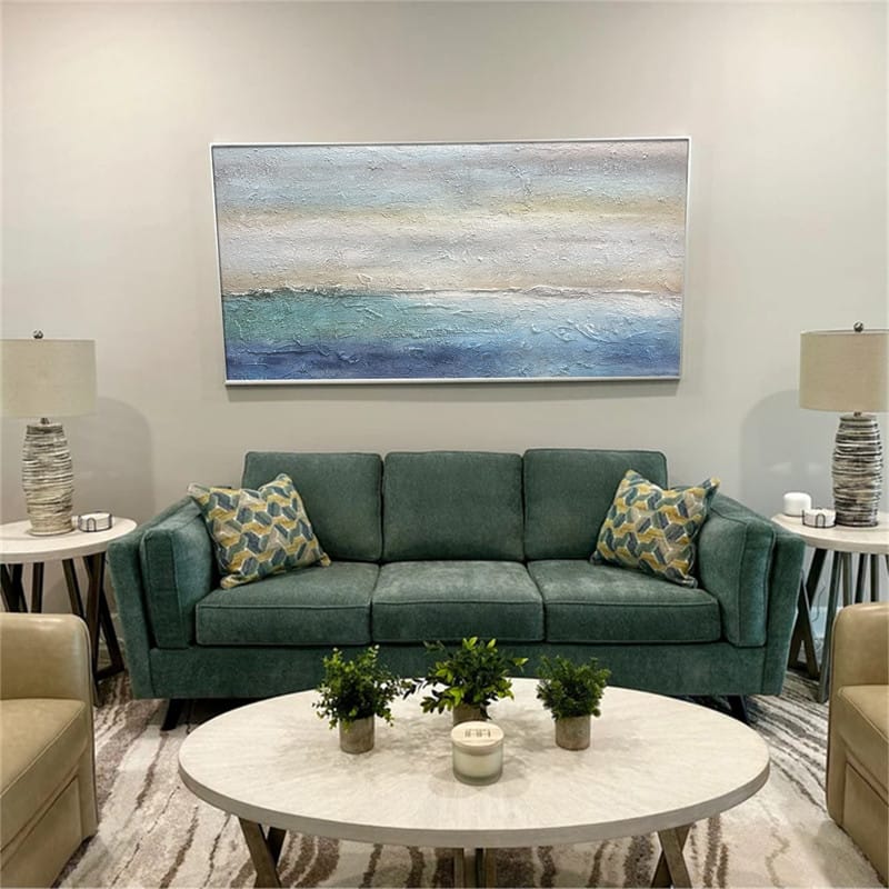 Customer photo review of Colorful Abstract Painting Canvas #AP003