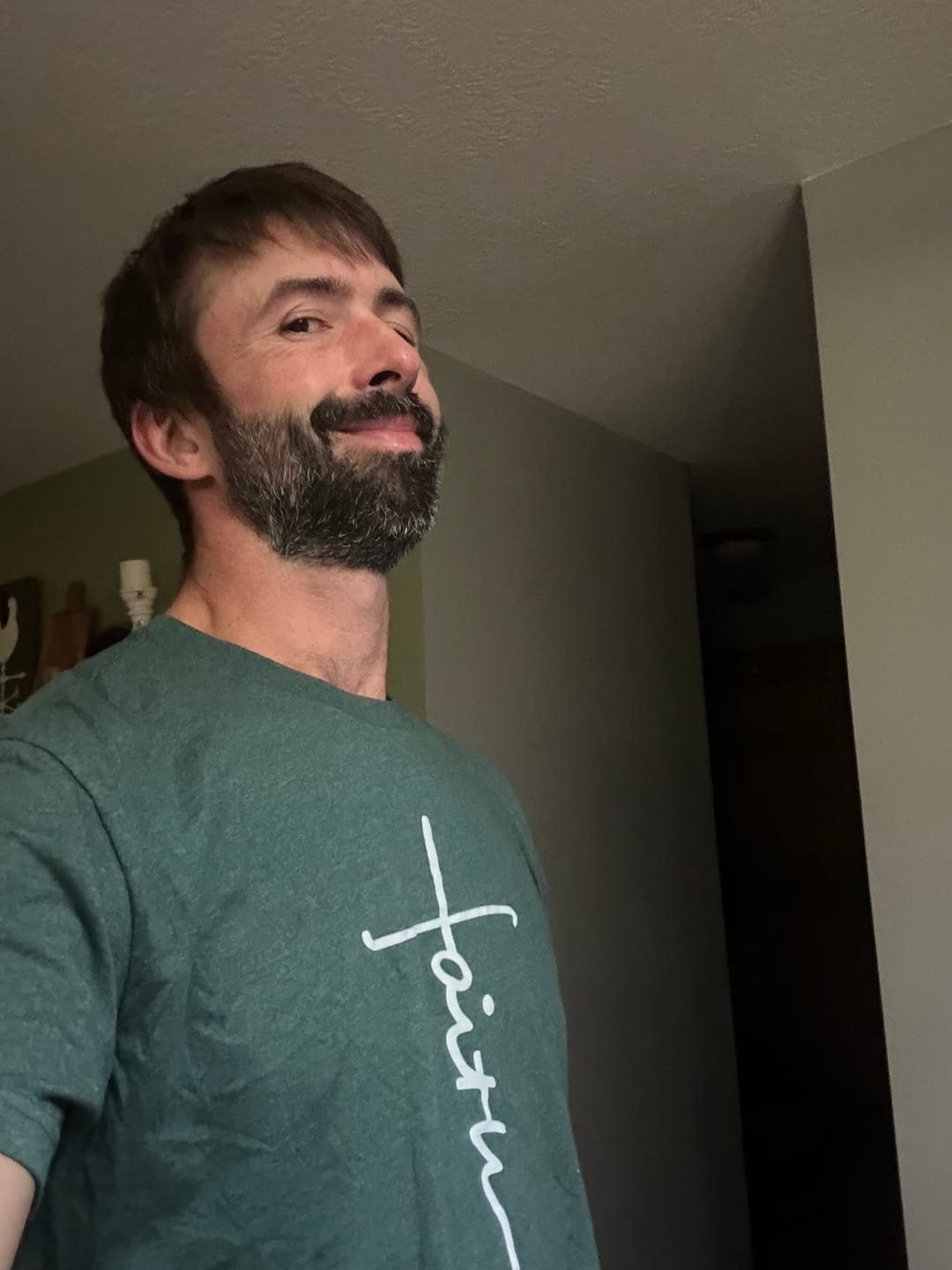 Customer photo review of Faith Cross Tee