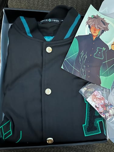 Customer photo review of Genshin Varsity Jacket Preorder