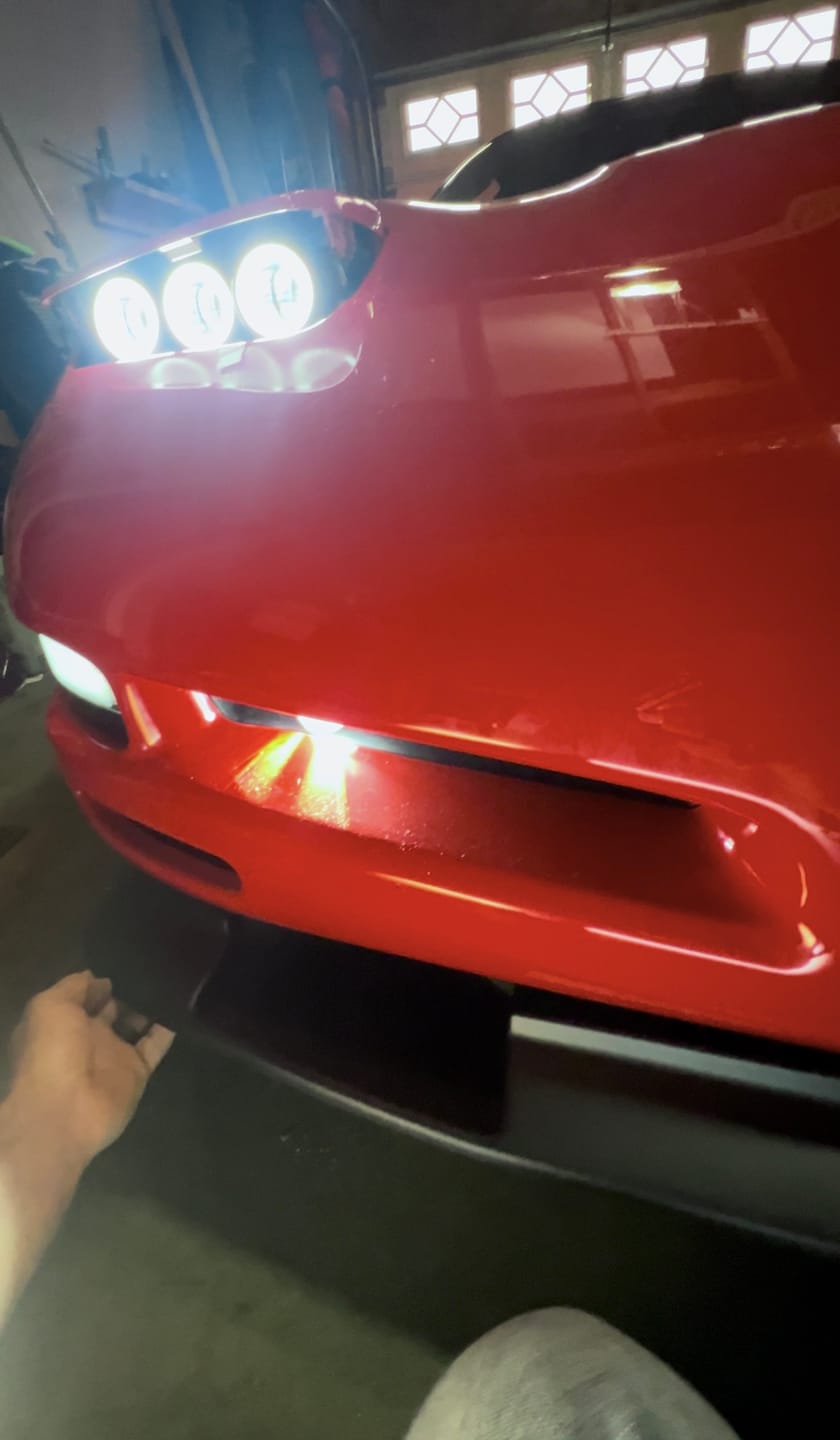 Customer photo review of Corvette C5 ZR1 Extended Front Splitter Lip