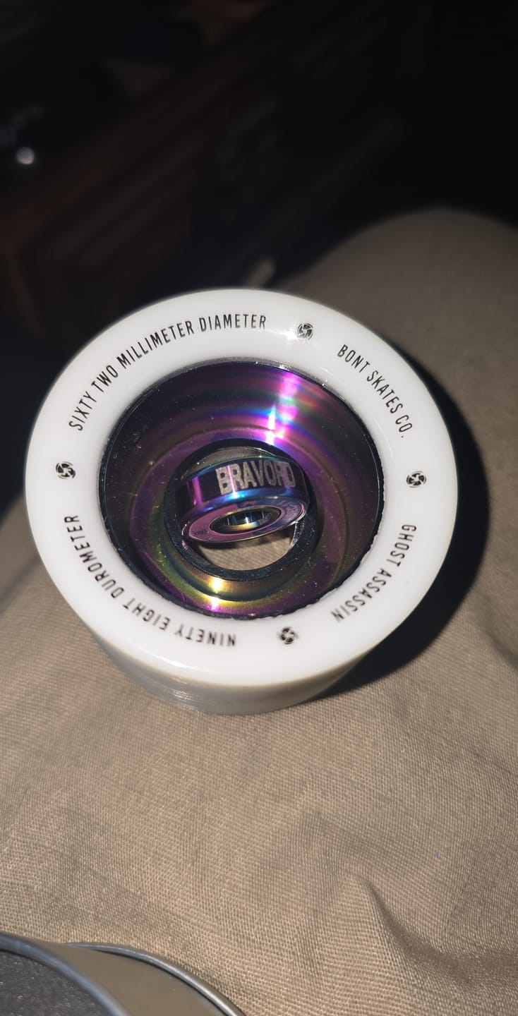 Customer photo review of Ghost Assassin Indoor & Jam Roller Skate Wheels