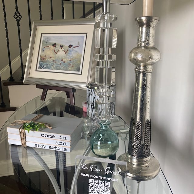 Customer photo review of Automatically Connect Wi-Fi QR Sign