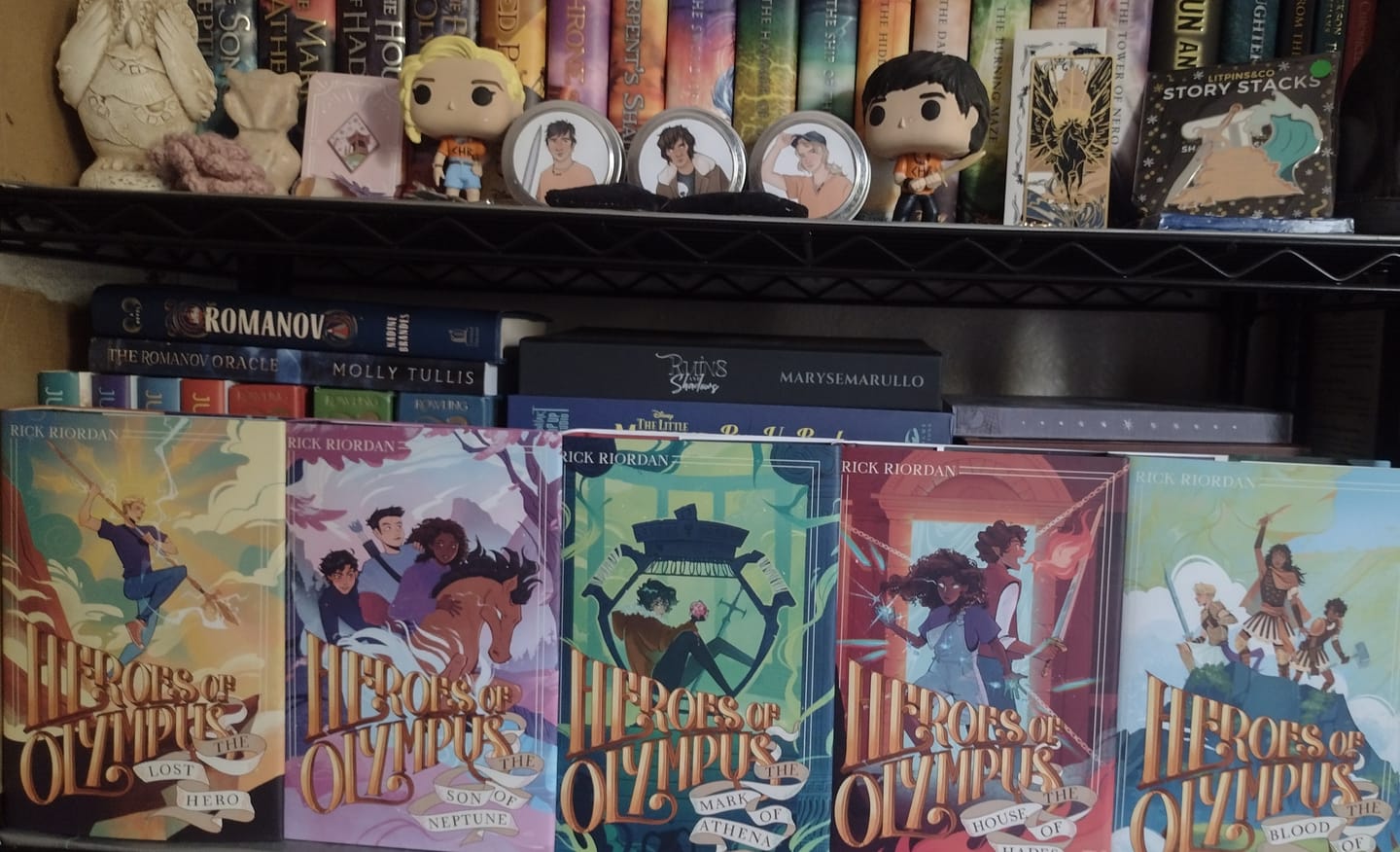 Customer photo review of Heroes of Olympus Dust Jackets