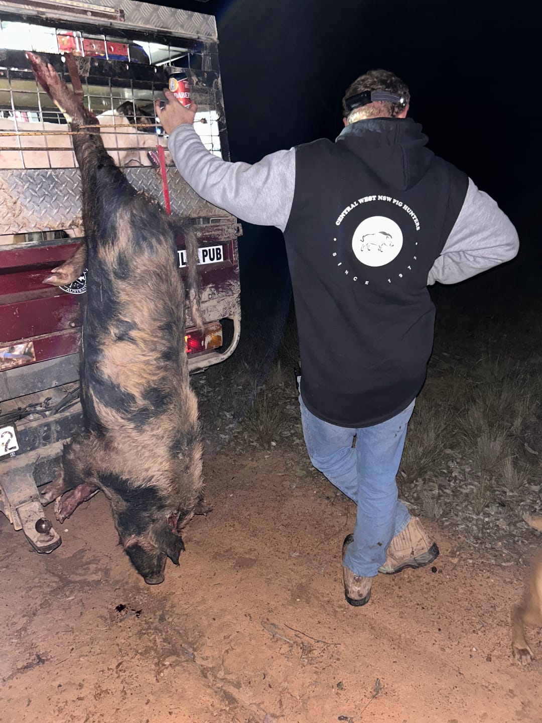 Customer photo review of Grey & Black | No Zip Long Tail Hoody