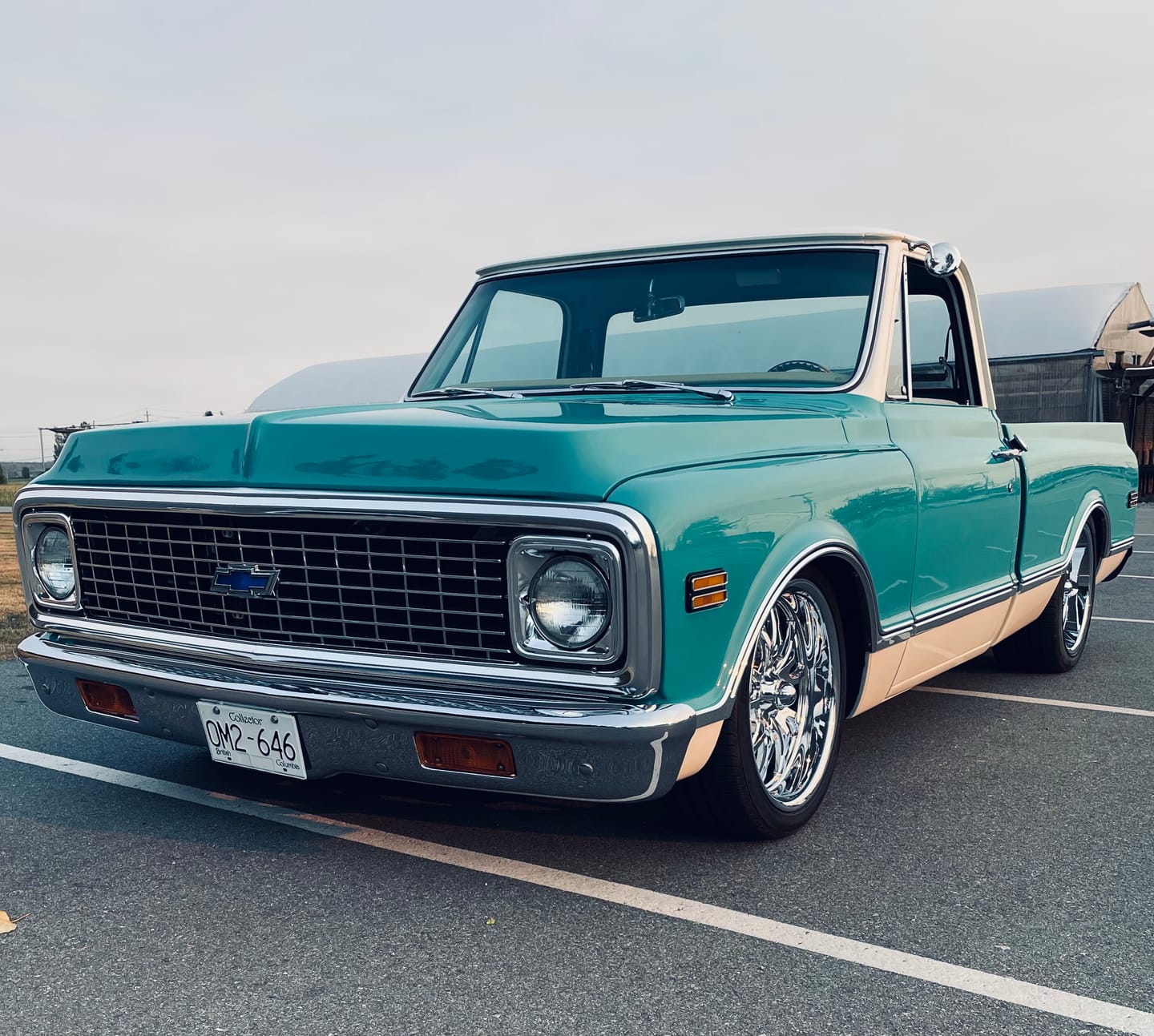 Customer photo review of 69-72 Chevy / GMC 3 Piece Core Support Filler Panel-Classic Bead Roll -GEN 2