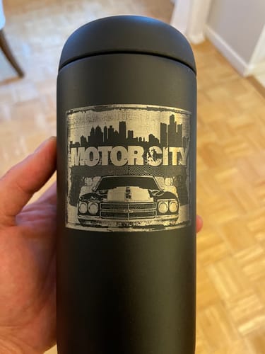 Customer photo review of Carter Move Mug with Splash Guard | 16 oz