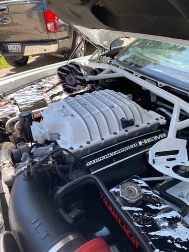 Customer photo review of Speedlogix 4-point Front Strut Tower Brace 2015-2023 Challenger/Charger 6.2L