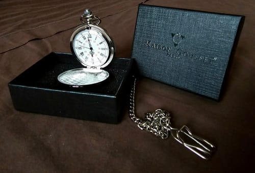 Customer photo review of Montre à Gousset Style Peaky Blinders