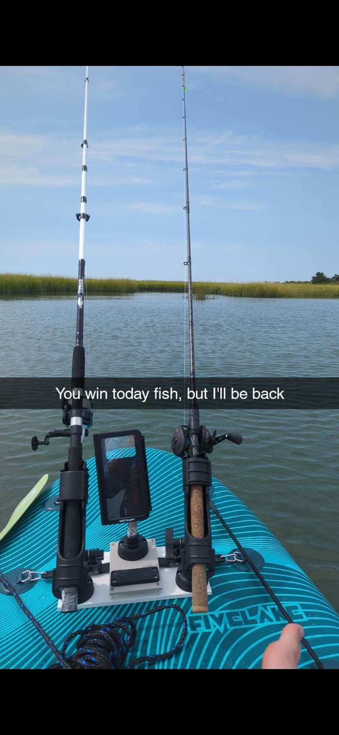 Customer photo review of Elite Universal Paddle Board Mount (Choose Accessories)