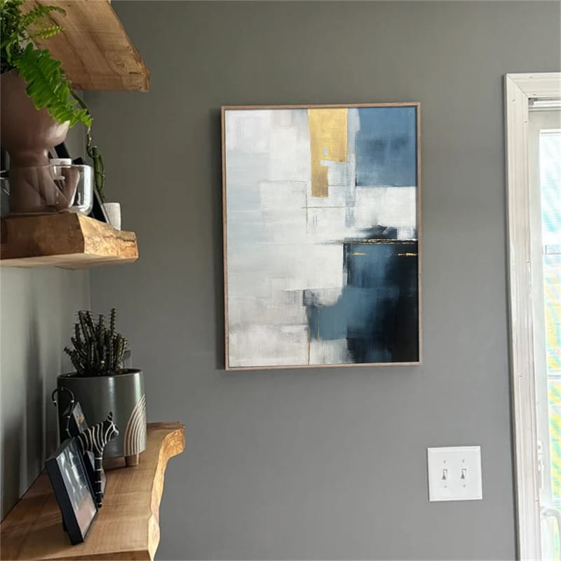 Customer photo review of Abstract Painting Canvas #AP004
