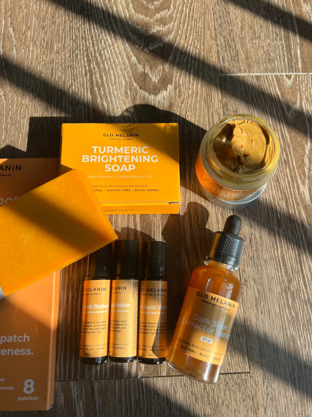 Customer photo review of Dark Spot Micro Dart Patches (with Turmeric)