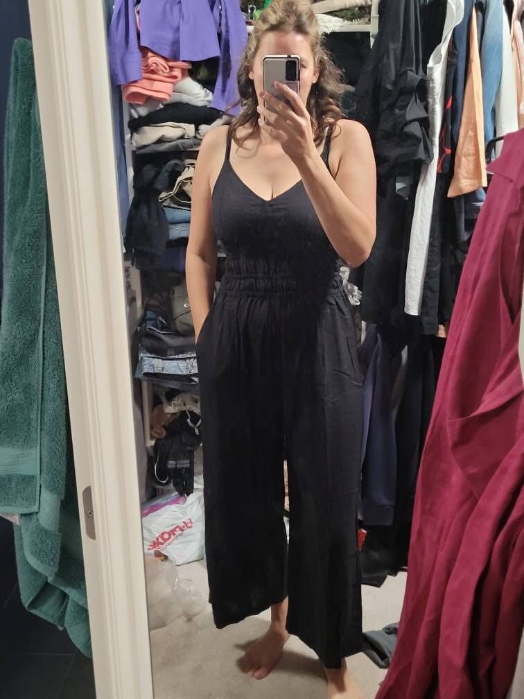 Customer photo review of PLAYFUL JUMPSUIT - [Black]