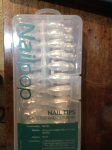 Customer photo review of Full Cover Nail Tips/600 Pcs