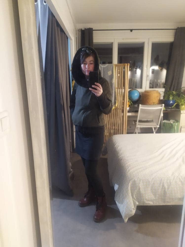 Customer photo review of TRANSFORMATION Hoodie - [Green Hypnotik]