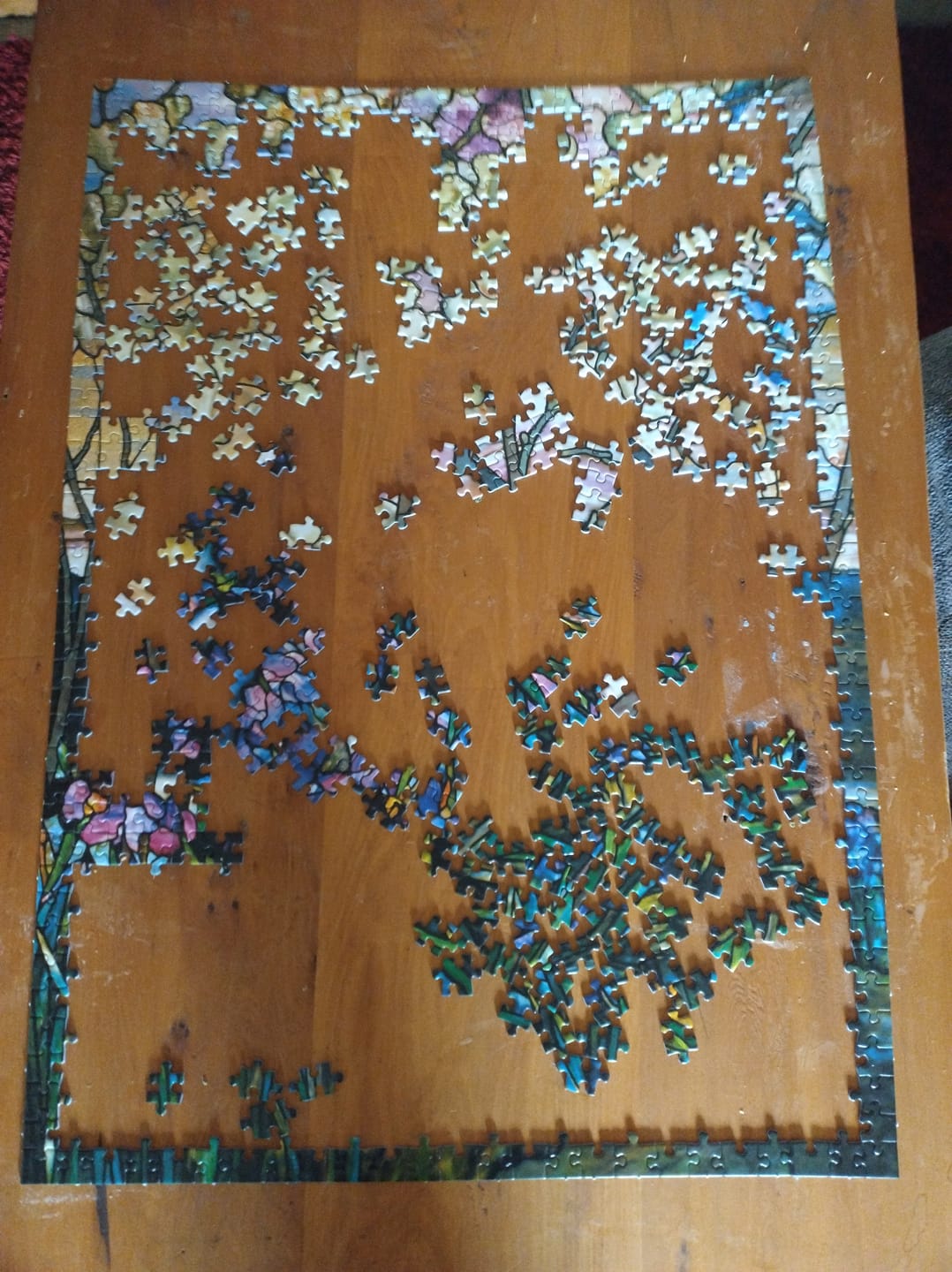 Customer photo review of Puzzle 1000 piezas - Magnolias and Irises