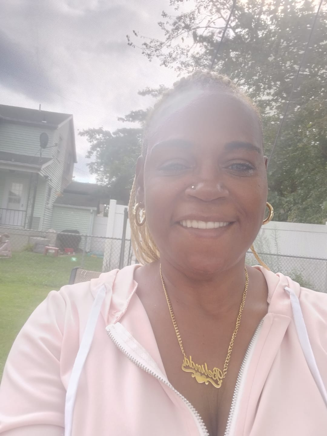 Customer photo review of Love Name Necklace