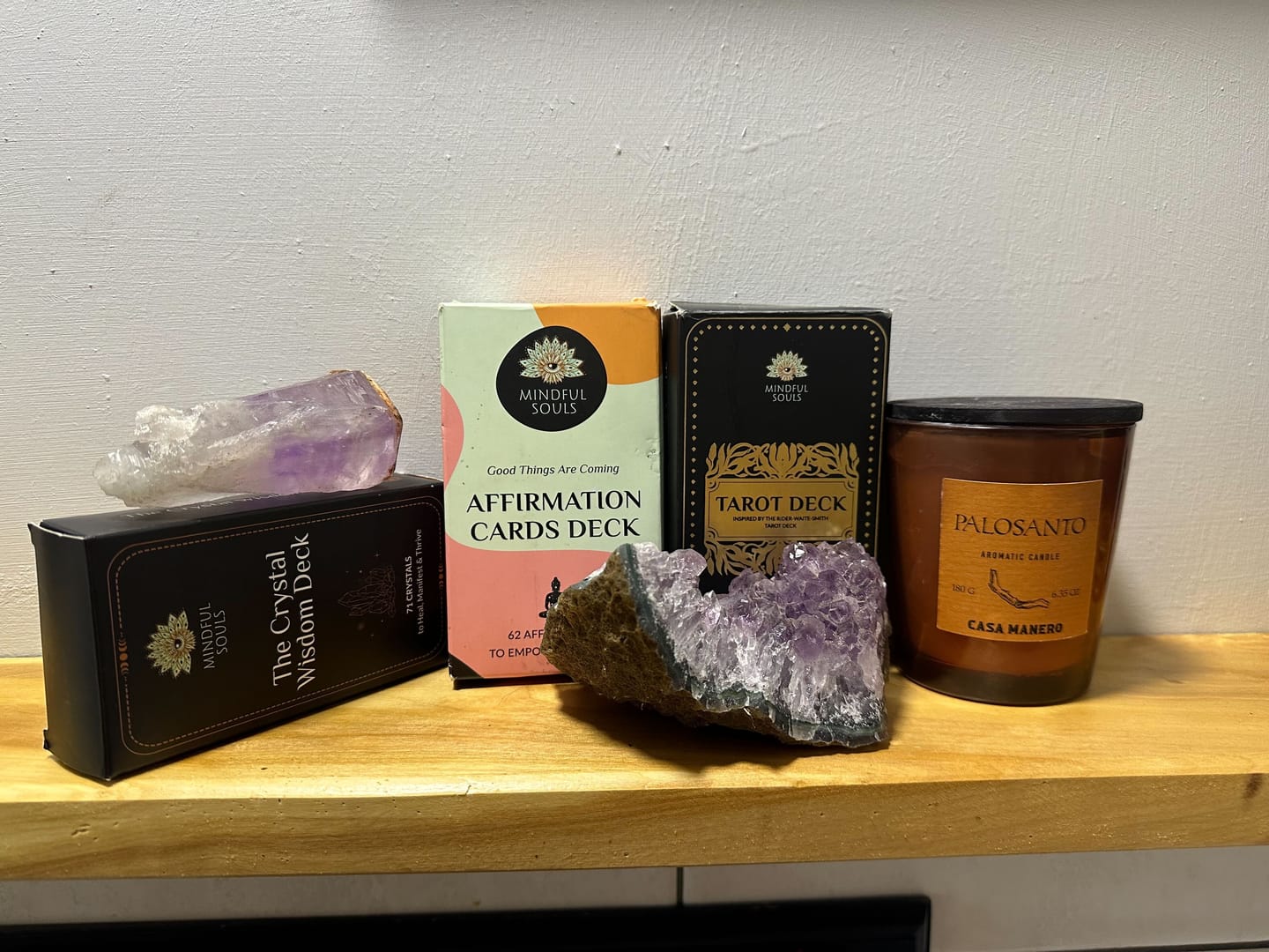 Customer photo review of Mindful Cards Bundle: Tarot, Crystals & Affirmation Card Decks