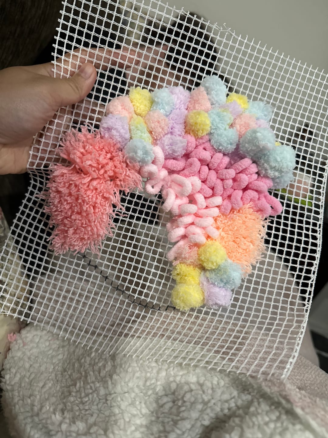 Customer photo review of COTTON CANDY Moss Coaster Kit