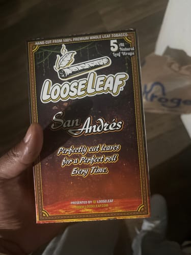 Customer photo review of Russian Cream LooseLeaf 5-Pack Wraps (40 Count)