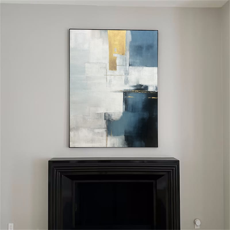 Customer photo review of Abstract Painting Canvas #AP004