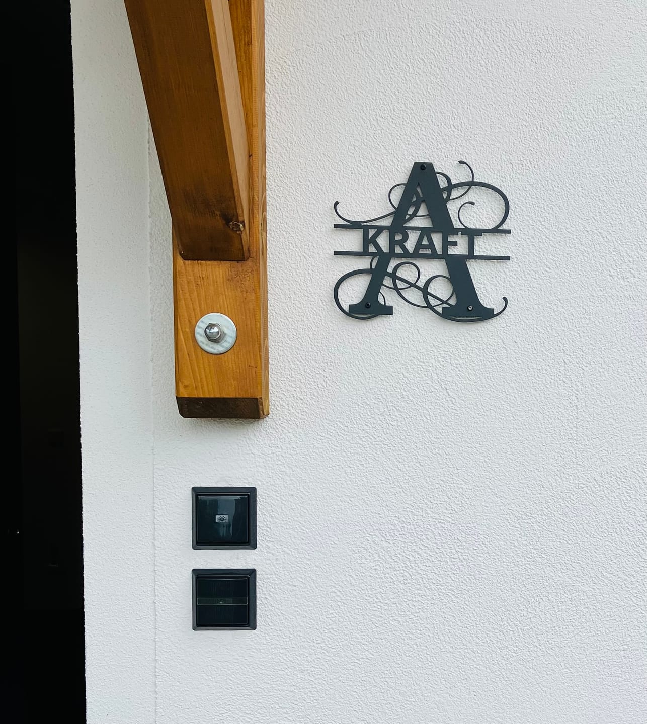 Customer photo review of Großes Namens-Monogramm (personalisierbar)