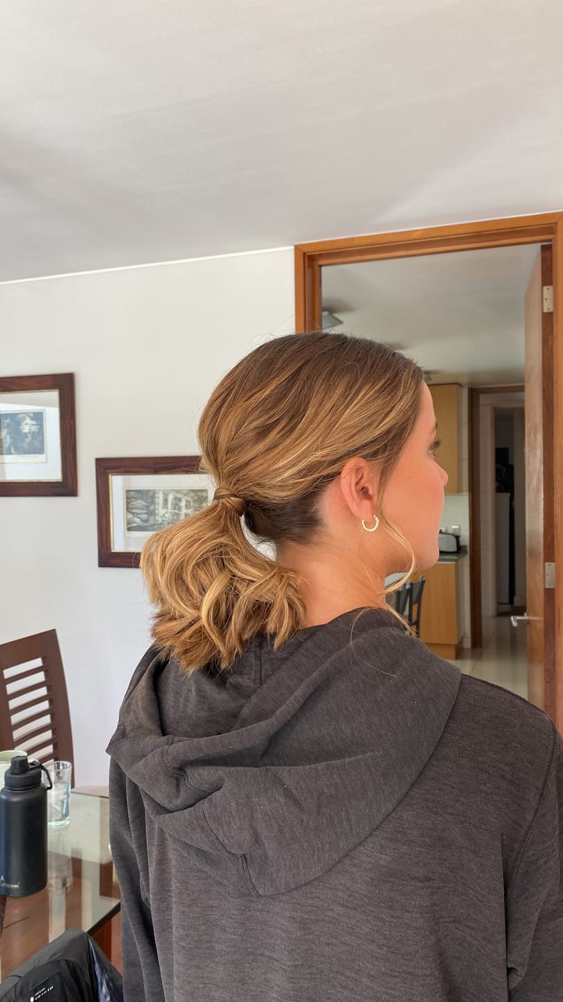 Customer photo review of ARGOLLAS LISAS 15MM BAÑADAS EN ORO BLANCO