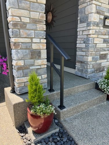 Customer photo review of Stair Handrail Kit