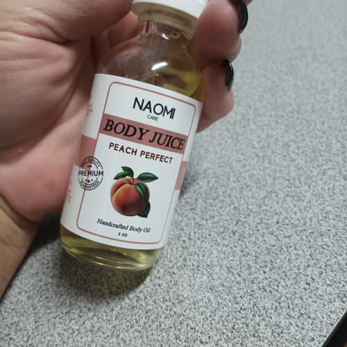Customer photo review of BOGO Yummy Body Juice Oil