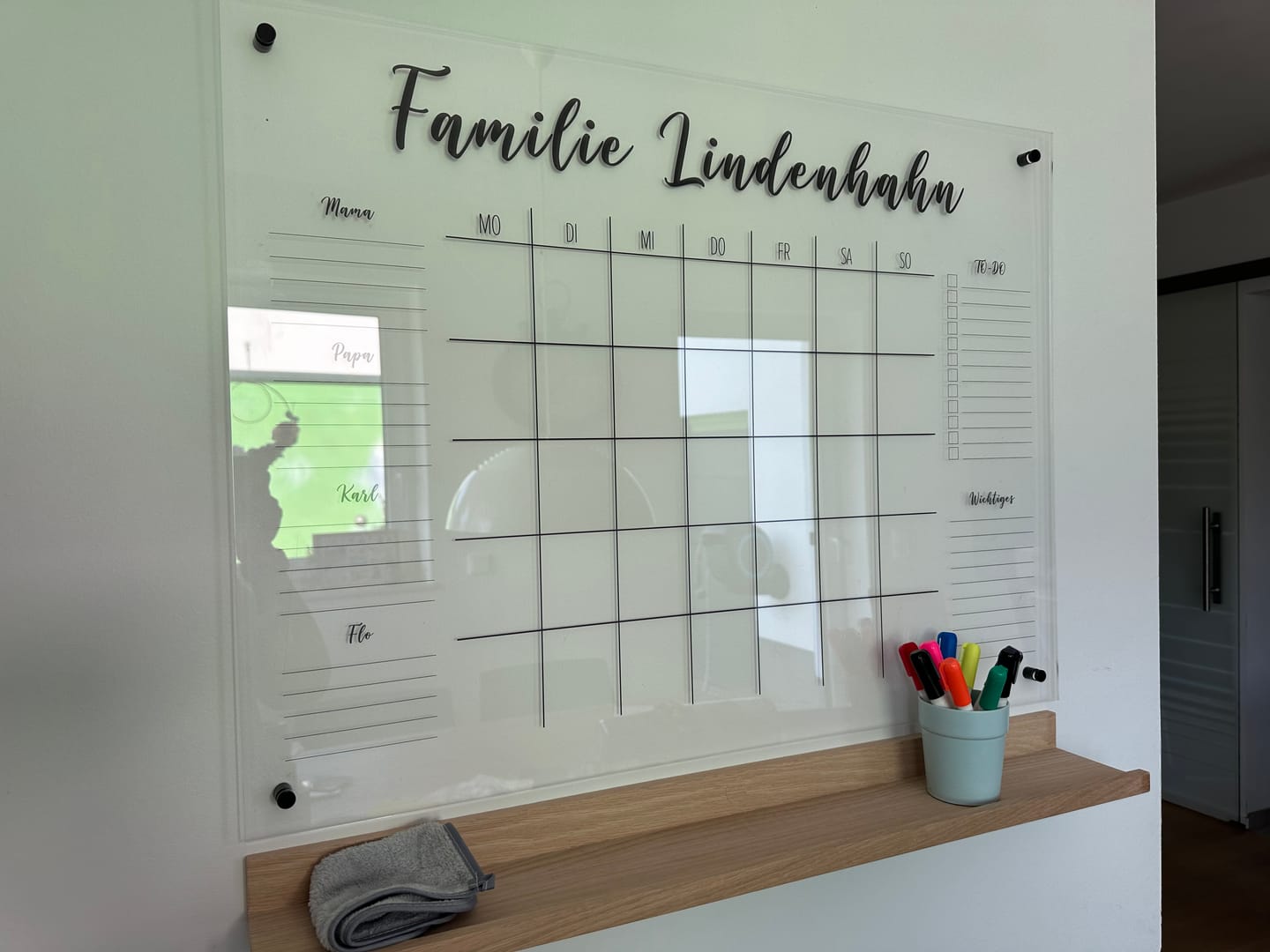 Customer photo review of 4-Namen Familienplaner