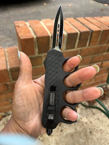 Customer photo review of 9" Tactical Knuckle OTF