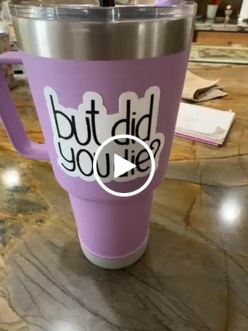 Customer video review of But Did You Die? Sarcasm Sticker