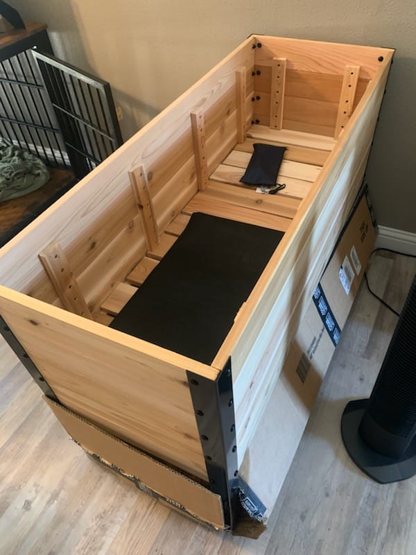 Customer photo review of Raised Garden Bed - 46cm x 122cm x 76cm