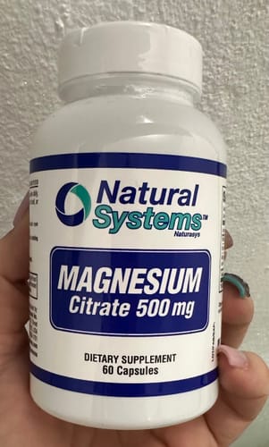 Customer photo review of Complejo de Citrato de Magnesio - 500 mg