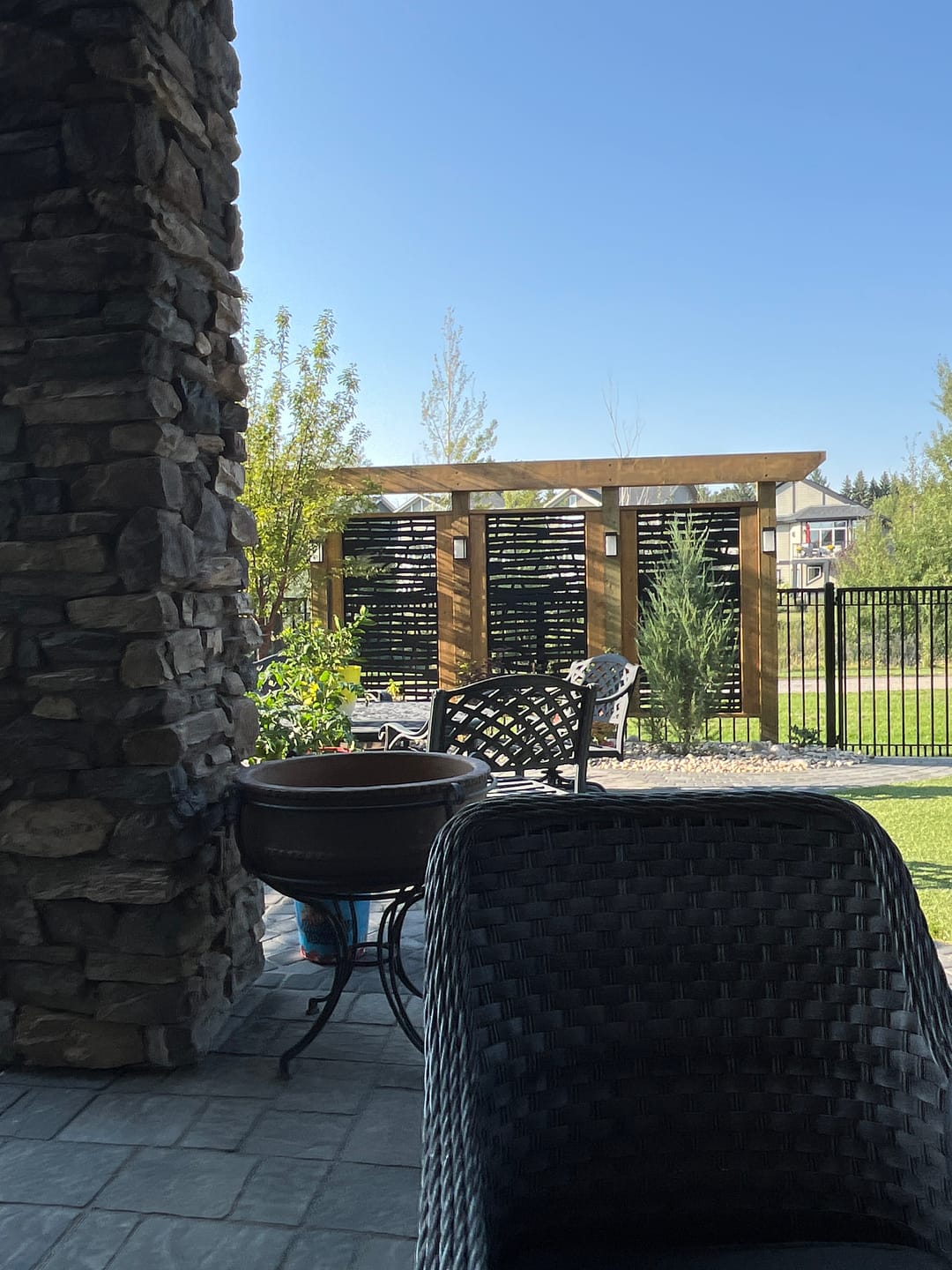 Customer photo review of Privacy Screen (Branch)