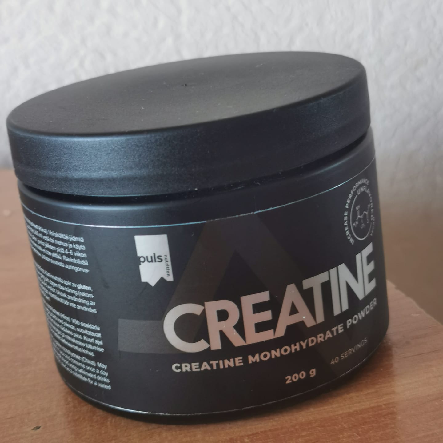 Customer photo review of PULS Kreatīna monohidrāts (200 g)