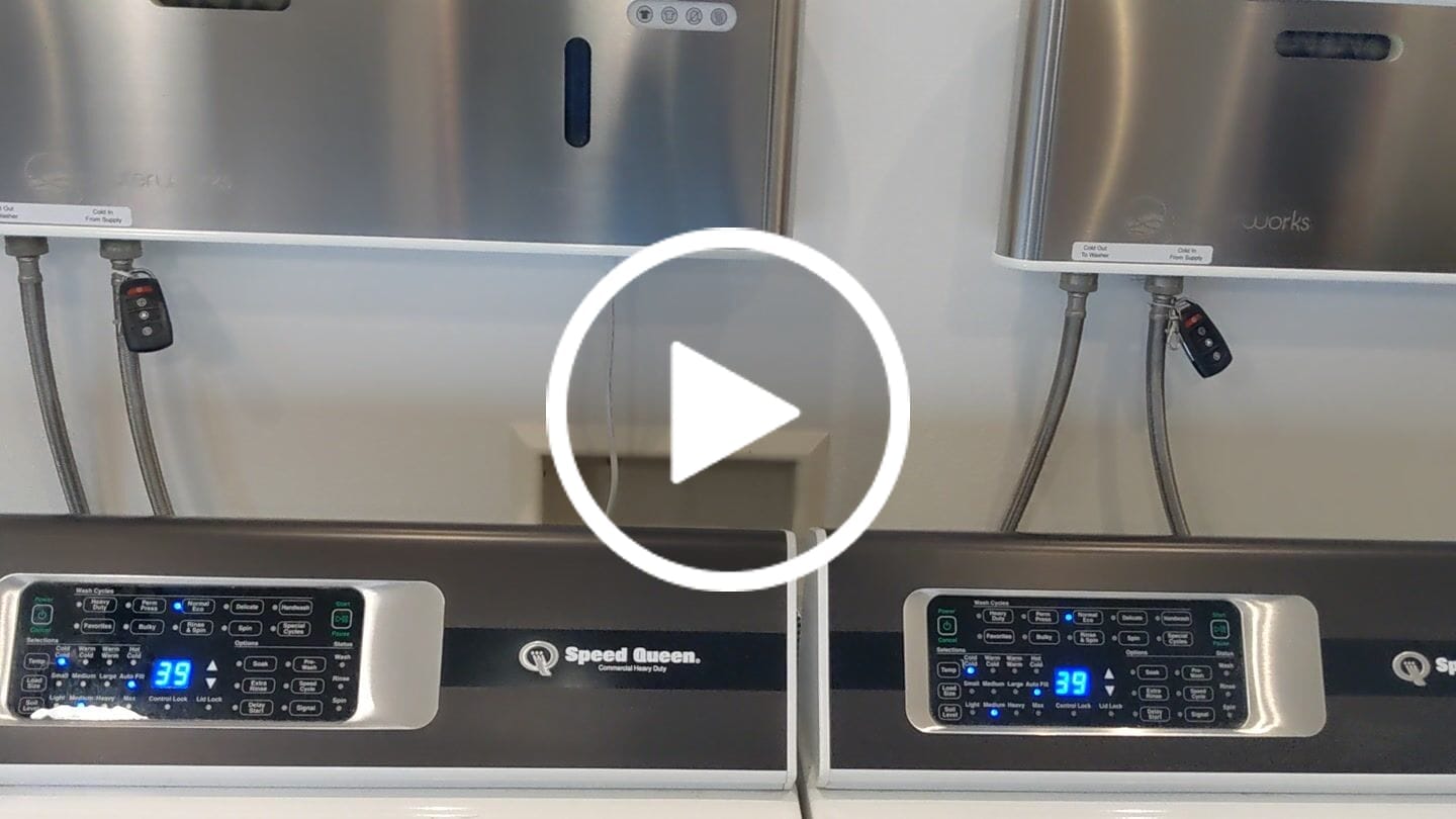 Customer video review of Smart Laundry System
