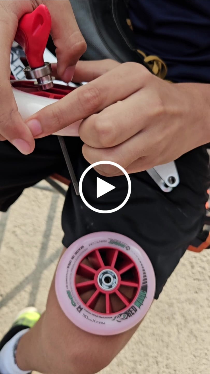 Customer video review of Red Magic Inline Skate Wheel