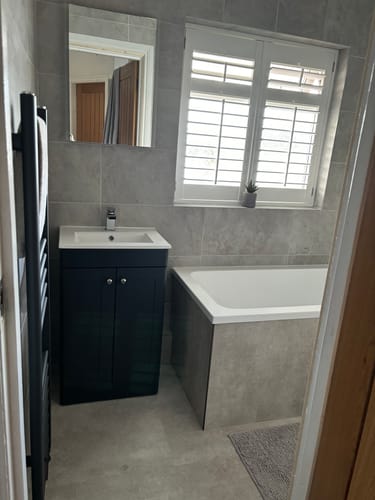 Customer photo review of Classique 500mm Floor Standing 2 Door Unit & Basin 2 - Satin Anthracite