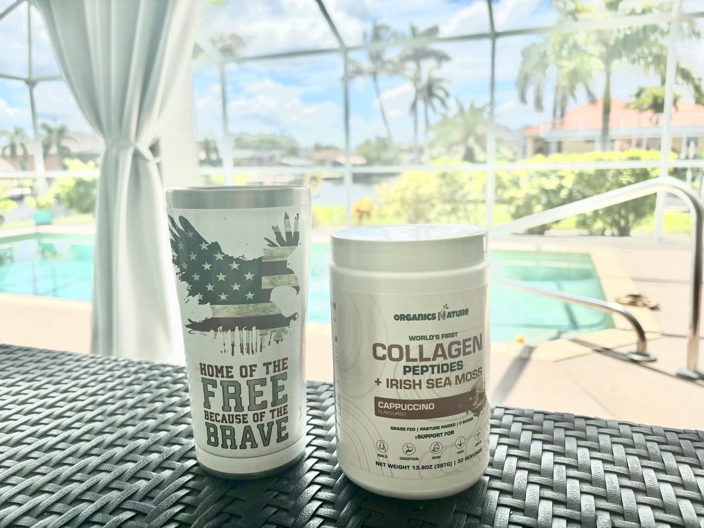 Customer photo review of Cappuccino Collagen Sea Moss